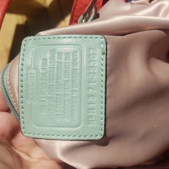 Coach XL 25307 Legacy Dream Drawstring Pebble Leather Bag - Picture 9 of 10